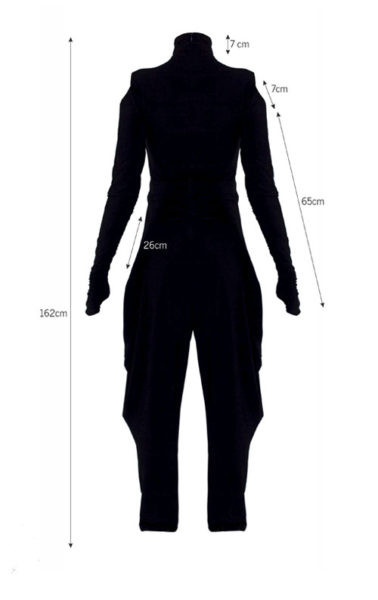 11D Turtleneck jumpsuit Double-sided