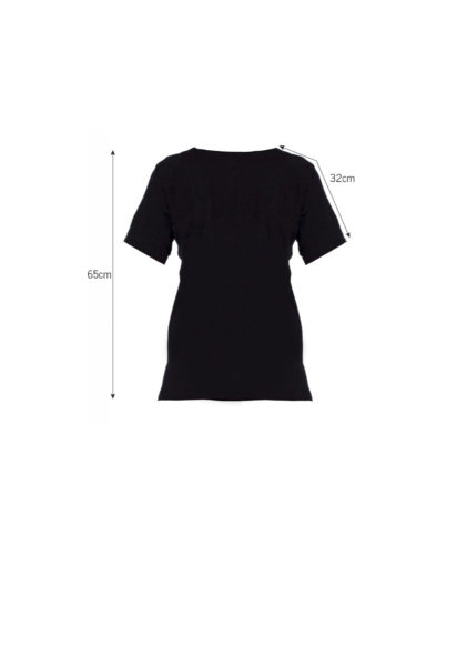 13D Black blouse